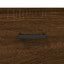 tv-bord 102x36x50 cm konstrueret træ brun egetræsfarve