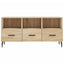 tv-bord 102x36x50 cm konstrueret træ sonoma-eg
