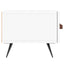 tv-bord 150x36x30 cm konstrueret træ hvid