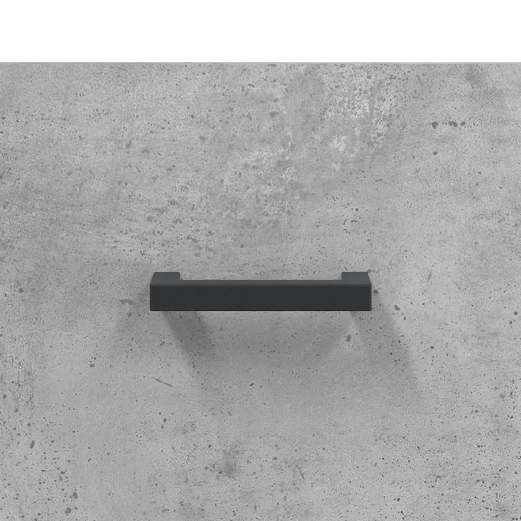 tv-bord 150x36x30 cm konstrueret træ betongrå