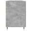 skrivebord 140x50x75 cm konstrueret træ betongrå