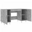 skrivebord 140x50x75 cm konstrueret træ betongrå