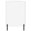 skrivebord 140x50x75 cm konstrueret træ hvid