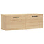 vægskab 100x36,5x35 cm konstrueret træ sonoma-eg