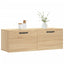 vægskab 100x36,5x35 cm konstrueret træ sonoma-eg
