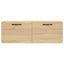 vægskab 100x36,5x35 cm konstrueret træ sonoma-eg