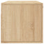 vægskab 100x36,5x35 cm konstrueret træ sonoma-eg
