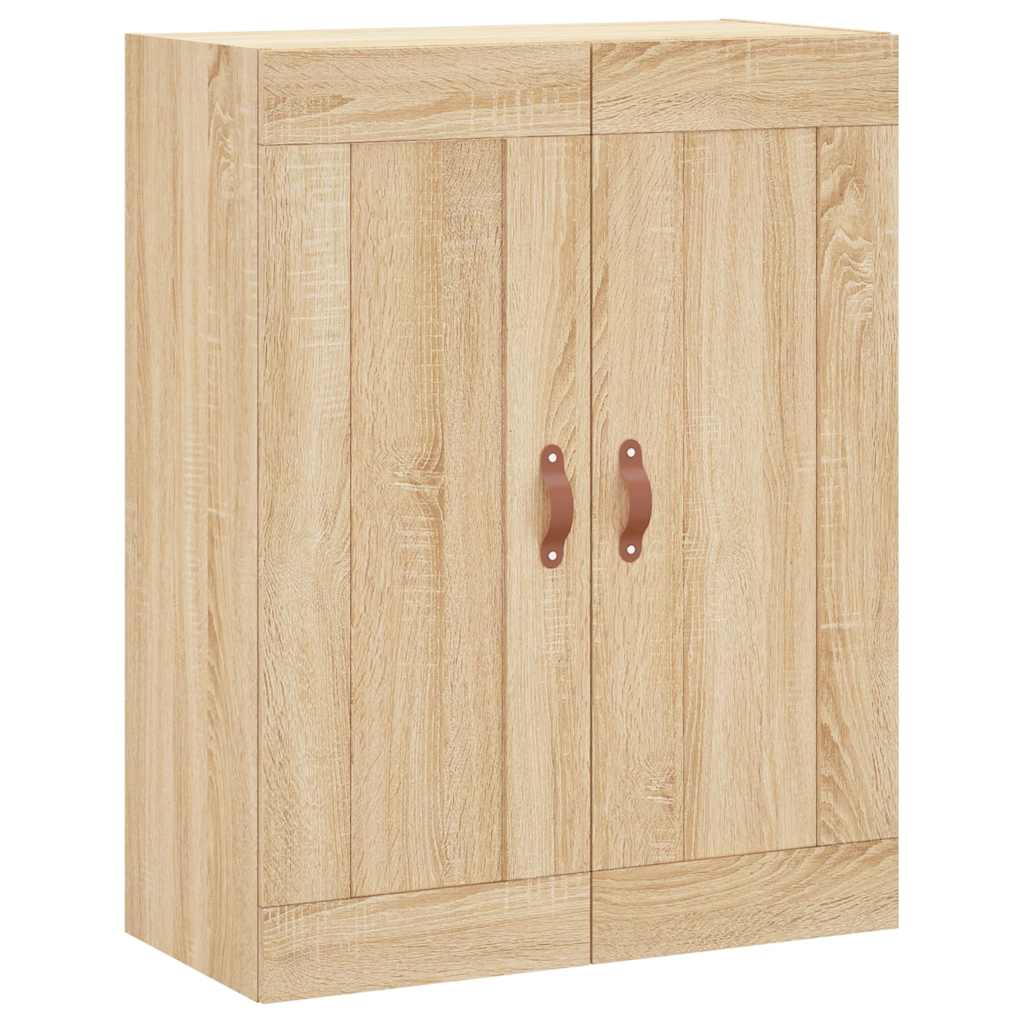 vægskab 69,5x34x90 cm konstrueret træ sonoma-eg