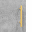 vægskab 69,5x34x90 cm konstrueret træ betongrå