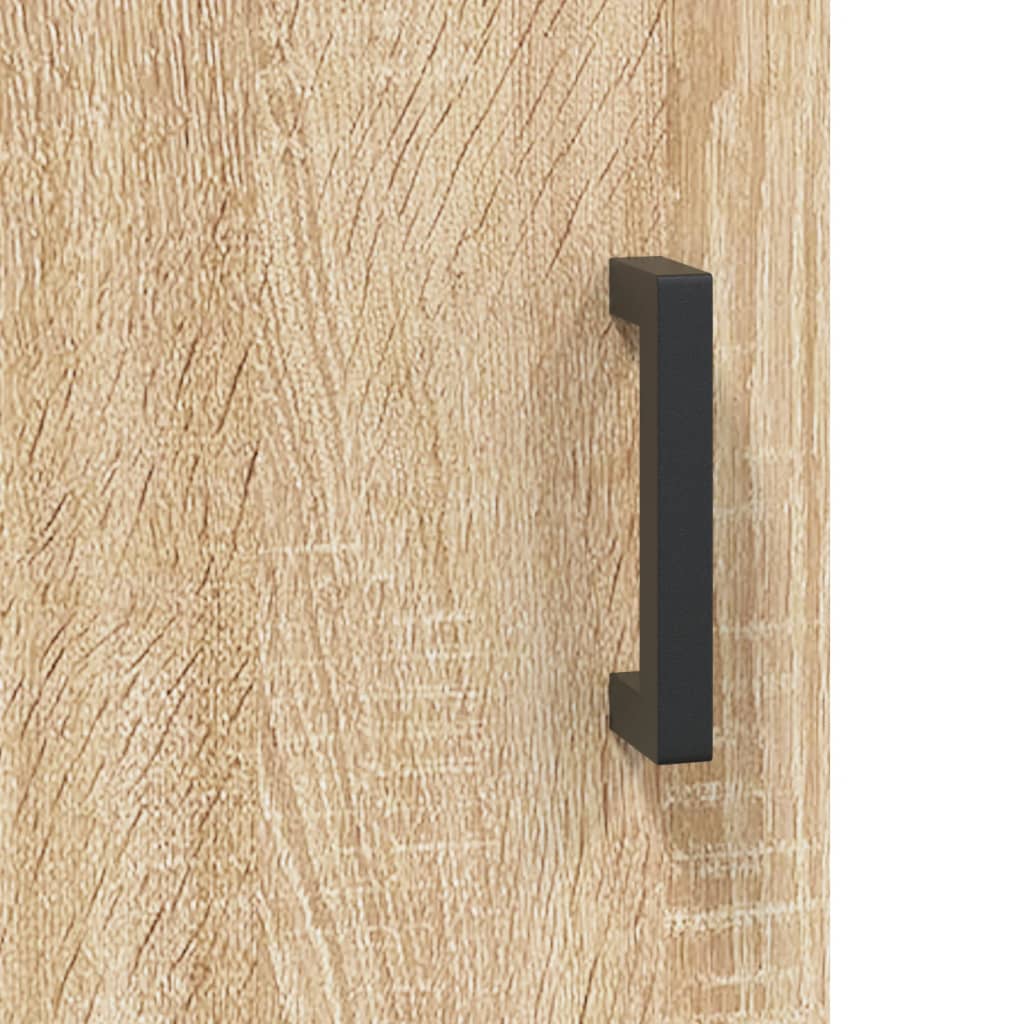 vægskab 69,5x34x90 cm konstrueret træ sonoma-eg
