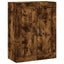 vægskab 69,5x34x90 cm konstrueret træ røget sonoma-eg