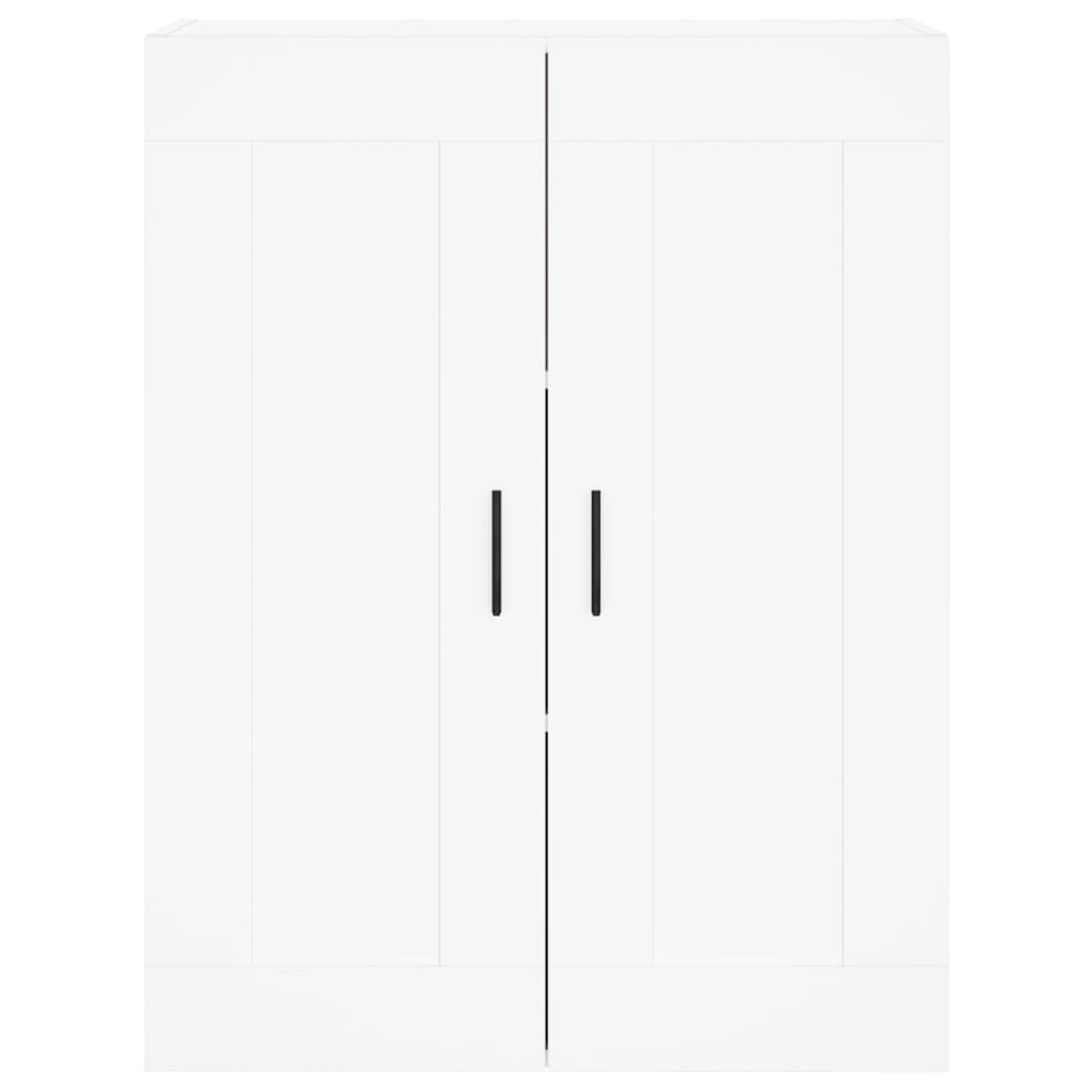 vægskab 69,5x34x90 cm konstrueret træ hvid