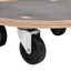 møbelhunde 2 stk. Ø38x11,5 cm 250 kg rund