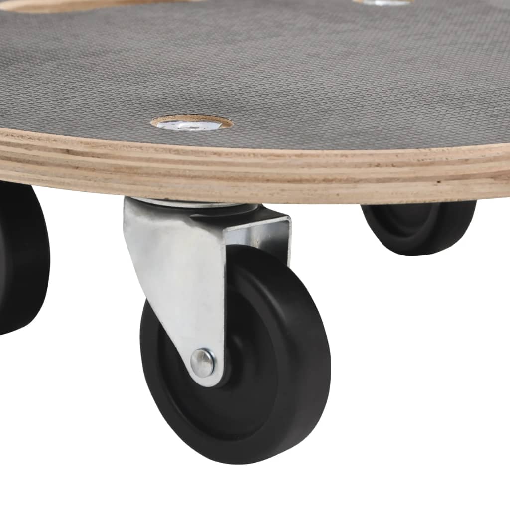 møbelhunde 2 stk. Ø38x11,5 cm 250 kg rund