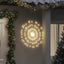 lysende starburst-dekoration 8 stk. 140 LED'er 17 cm varm hvid