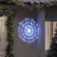 lysende starburst-dekoration 2 stk. 140 LED'er 17 cm kold hvid