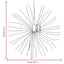 lysende starburst-dekoration 8 stk. 140 LED'er 17 cm kold hvid