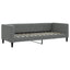 daybed 80x200 cm stof mørkegrå