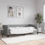 daybed 100x200 cm stof lysegrå