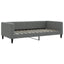 daybed 100x200 cm stof mørkegrå