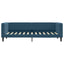 daybed 80x200 cm velour blå