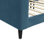 daybed 80x200 cm velour blå