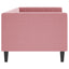 daybed 80x200 cm velour pink