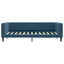 daybed 90x200 cm velour blå