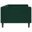 daybed 90x200 cm velour mørkegrøn