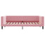 daybed 90x200 cm velour pink
