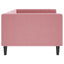 daybed 90x200 cm velour pink
