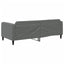 daybed 90x200 cm stof mørkegrå