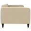 daybed 90x200 cm stof cremefarvet