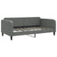 daybed 100x190 cm stof mørkegrå