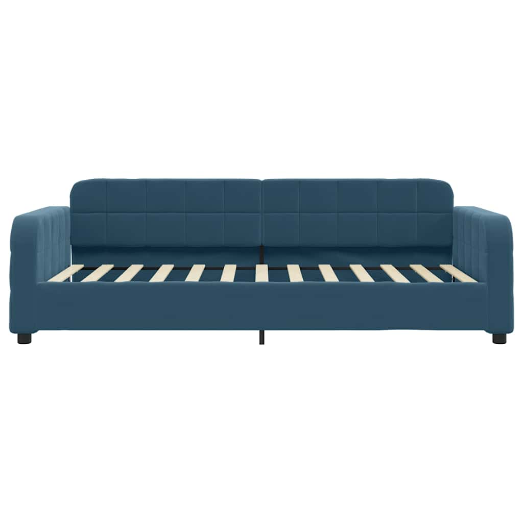 daybed 80x200 cm velour blå
