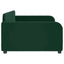 daybed 100x200 cm velour mørkegrøn