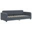 daybed 90x190 cm velour mørkegrå