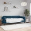 daybed 80x200 cm velour blå