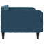 daybed 90x200 cm velour blå