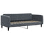 daybed 100x200 cm velour mørkegrå