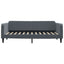 daybed 100x200 cm velour mørkegrå