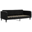 daybed 90x190 cm velour sort