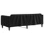 daybed 90x190 cm velour sort