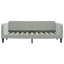 daybed 100x190 cm velour lysegrå