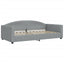 daybed 100x200 cm stof lysegrå