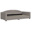 daybed 100x200 cm stof gråbrun