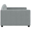 daybed 90x190 cm stof lysegrå