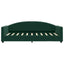 daybed 80x200 cm velour mørkegrøn
