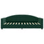 daybed 90x200 cm velour mørkegrøn