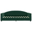 daybed 100x200 cm velour mørkegrøn